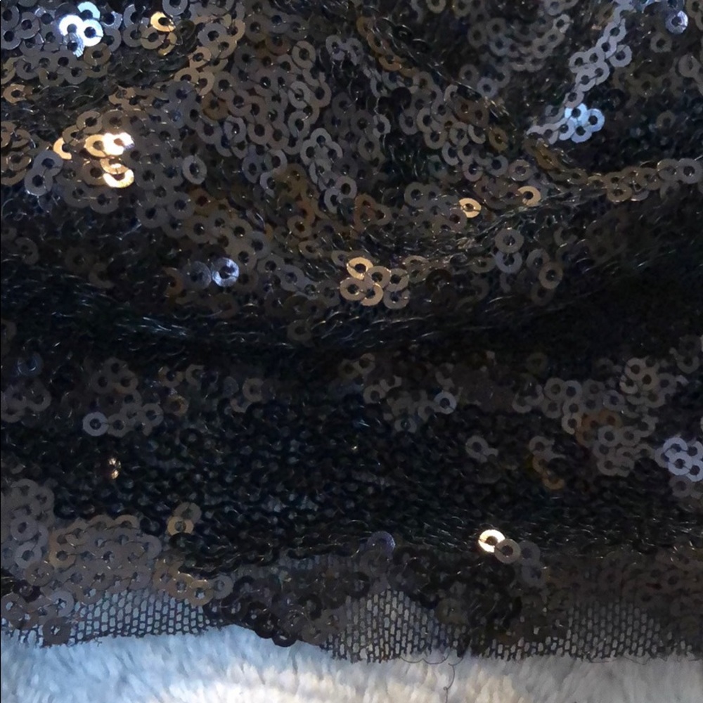 ZARA OMBRÉ SEQUIN MIDI DRESS - Picture 5 of 5